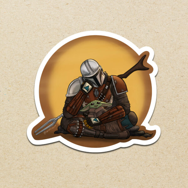 Mando Sticker